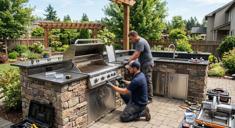 Outdoor Kitchen Installation in North Charleston, SC