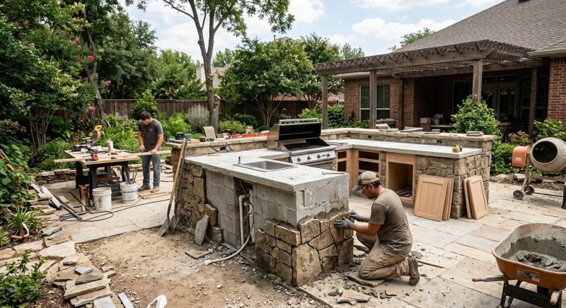 Outdoor Kitchen Remodeling in Katy, TX